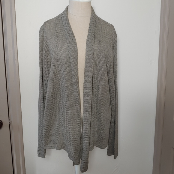 J. Jill Sweaters - Pure Jill by J, Jill Linen Knit Open Cardigan